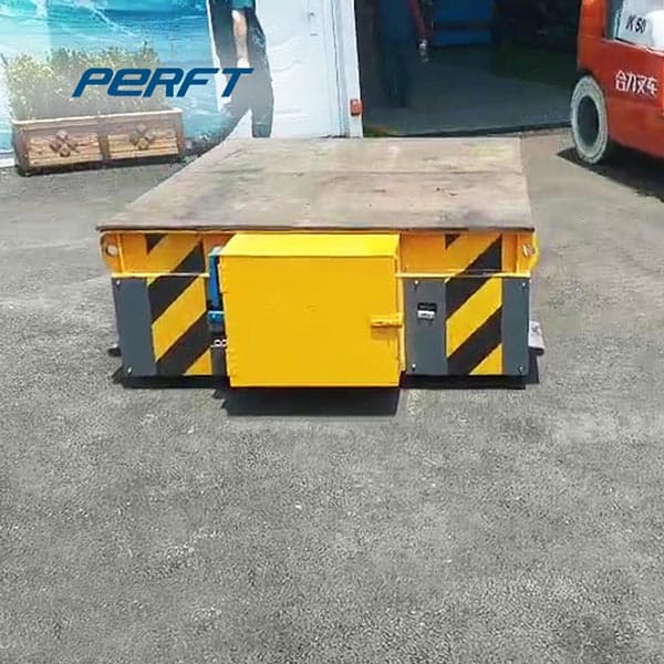 heavy duty transfer cart for painting booth metal part transport 50 tons